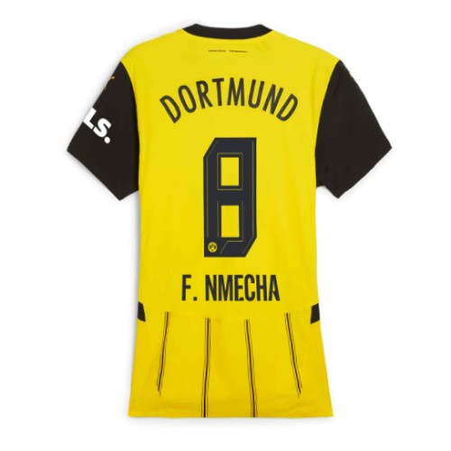 Fotbalové Dres Borussia Dortmund Felix Nmecha #8 Dámské Domácí 2024-25 Krátký Rukáv